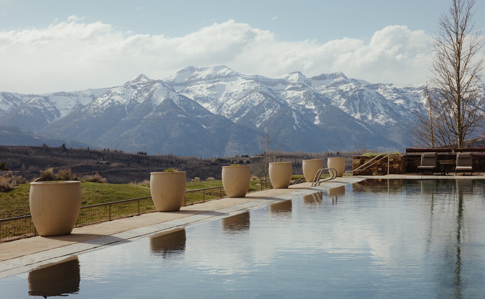 Amangani resort pool, Jackson Hole, WY